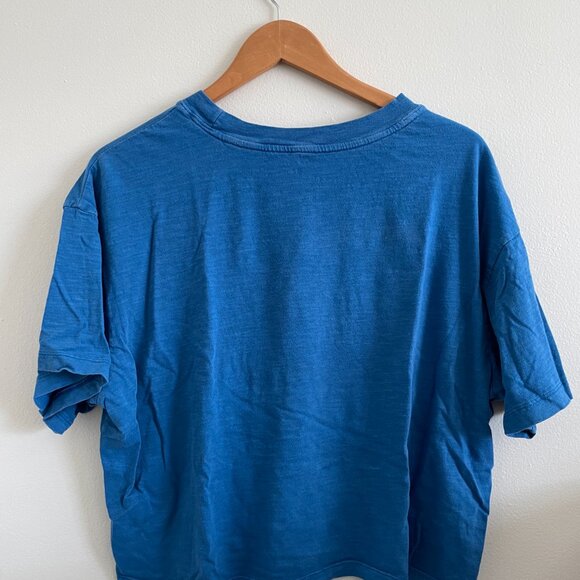 Universal Thread Blue Boxy Tee Shirt - Picture 4 of 6